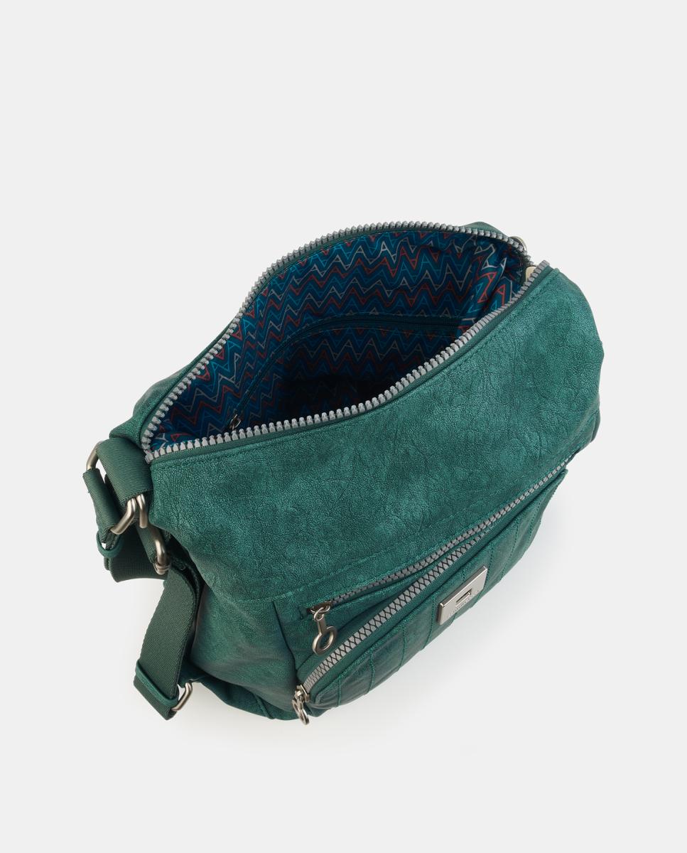 Bolso-mochila con cremallera - Caminatta - Azul Azul-2