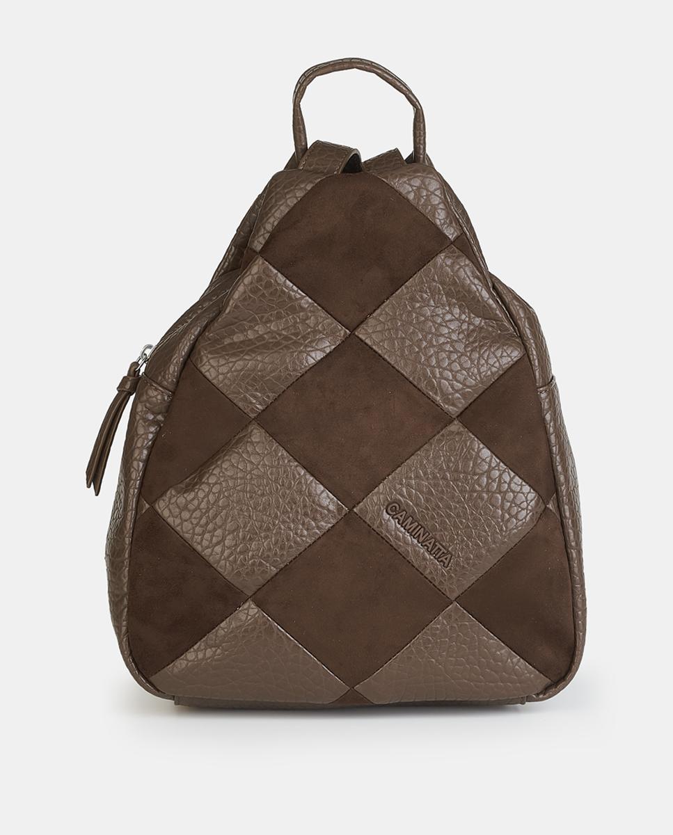 Imagen 1 de Mochila con cremallera - Caminatta - Marrón Marrón