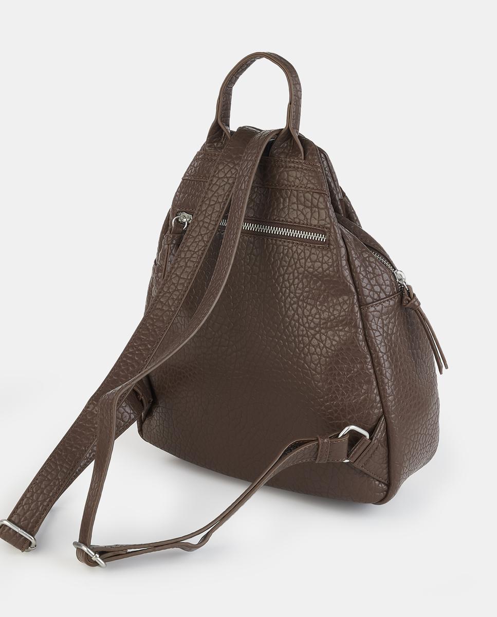 Imagen 2 de Mochila con cremallera - Caminatta - Marrón Marrón