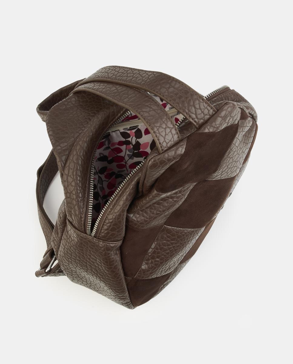 Imagen 3 de Mochila con cremallera - Caminatta - Marrón Marrón