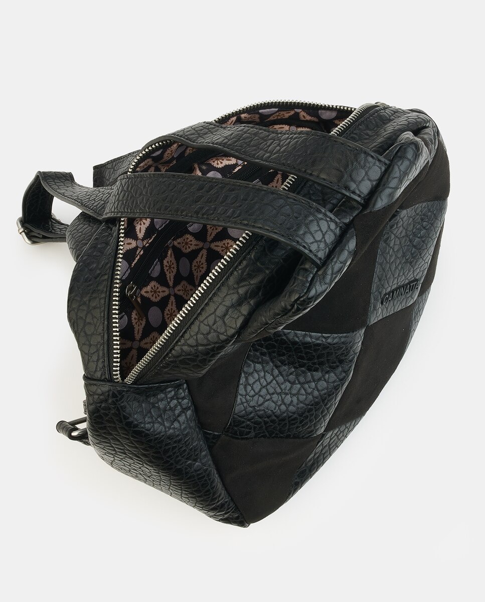 Imagen 3 de Mochila con cremallera - Caminatta - Negro Negro