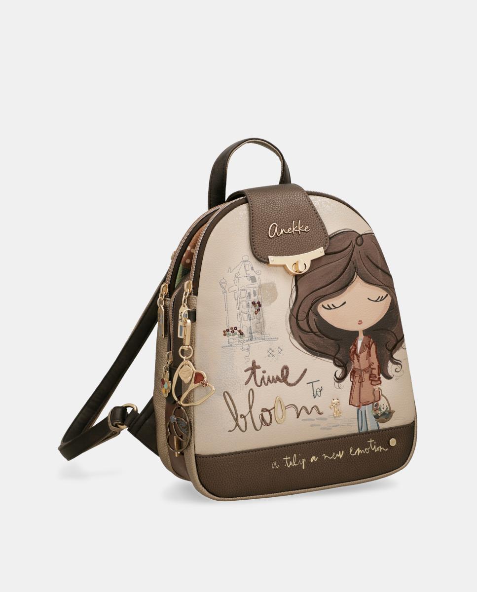 Mochila com Aba Tulip Multicolor-2