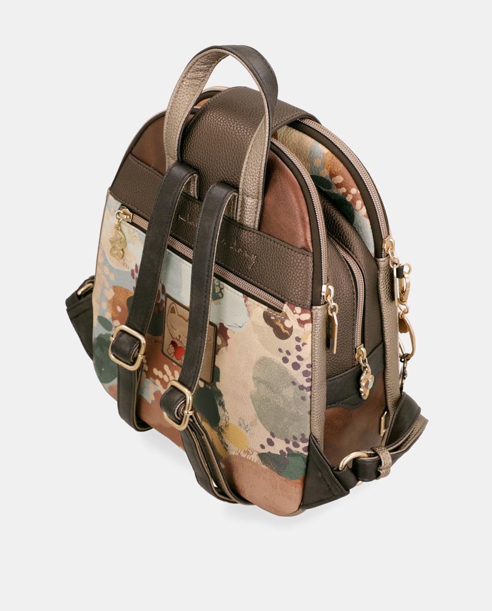 Mochila com Aba Tulip Multicolor-4