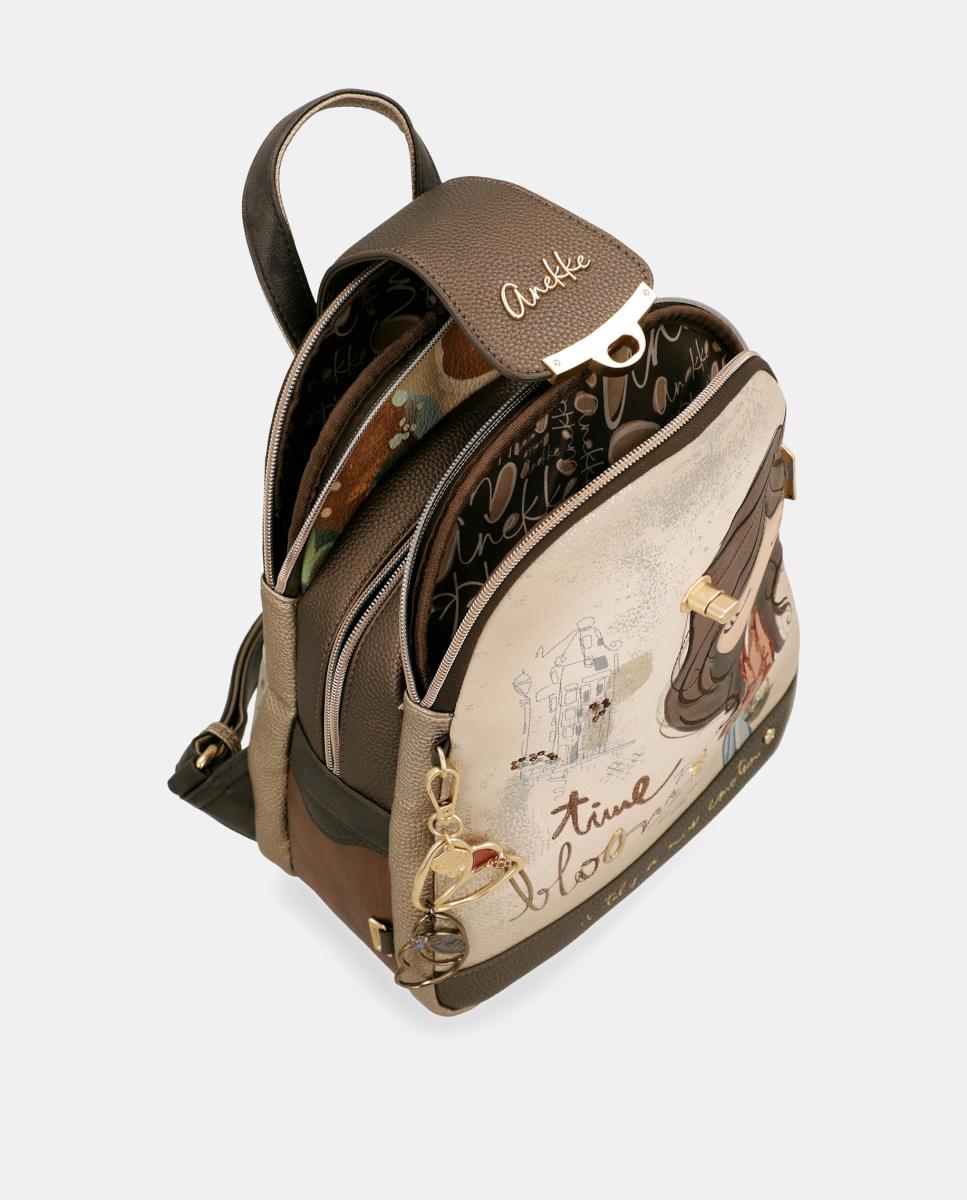Mochila com Aba Tulip Multicolor-5