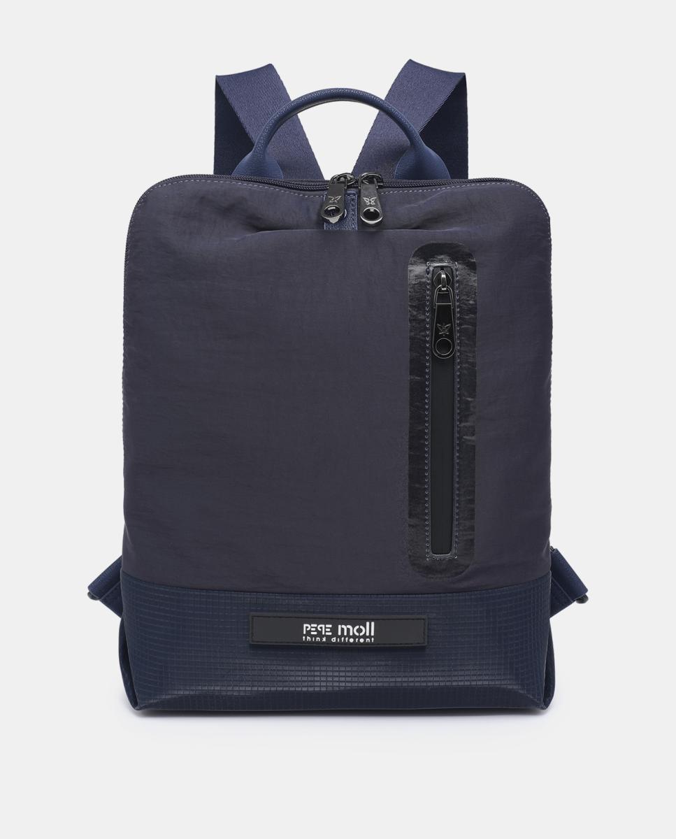 Mochila con bolsillo frontal Azul Pepe Moll Azul-1
