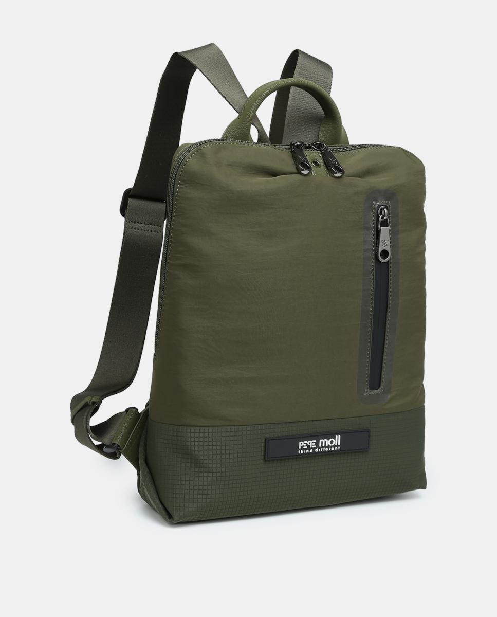 Mochila con bolsillo frontal Verde Pepe Moll Verde-2