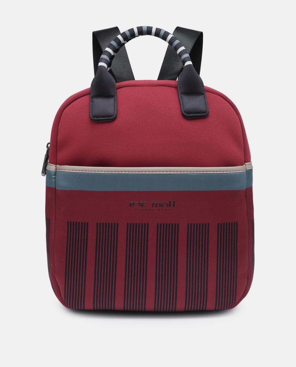 Imagem 0 de Mochila de Neopreno e Tecido às Riscas