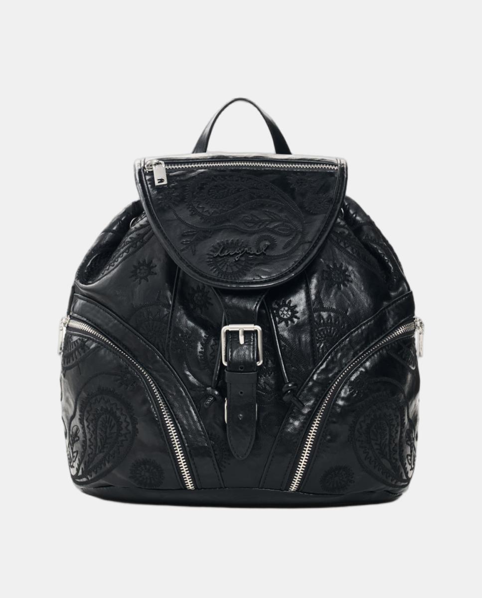Imagem 0 de Mochila Siroco Pequena com Efeito de Pele
