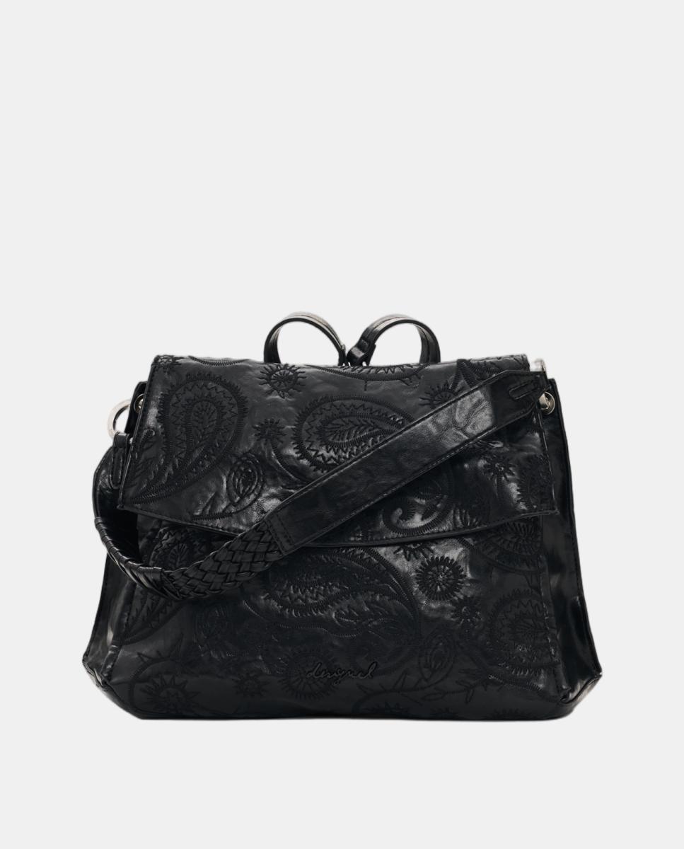 Imagem 0 de Mochila Siroco Média com Efeito de Pele