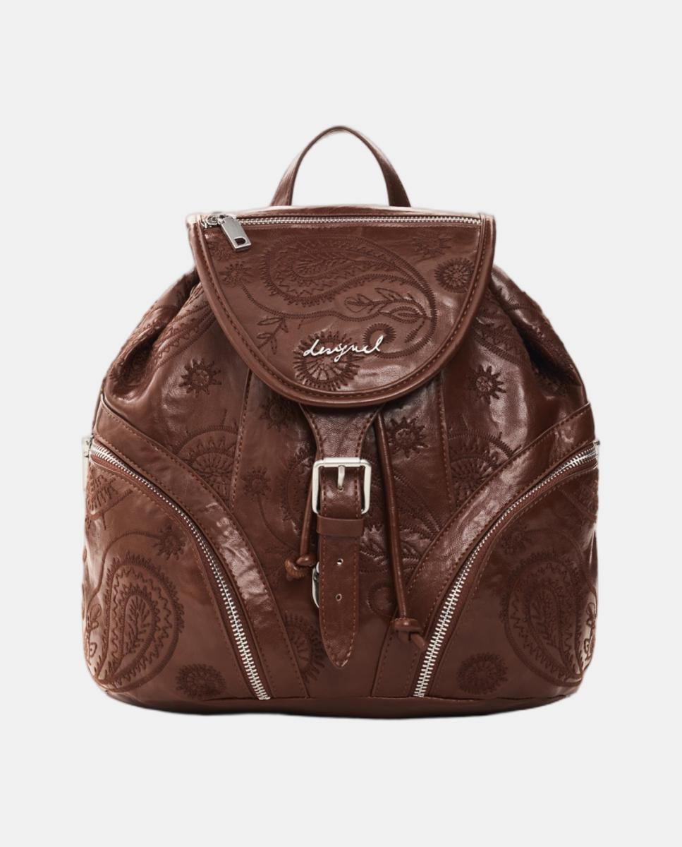 Imagem 0 de Mochila Siroco Pequena com Efeito de Pele