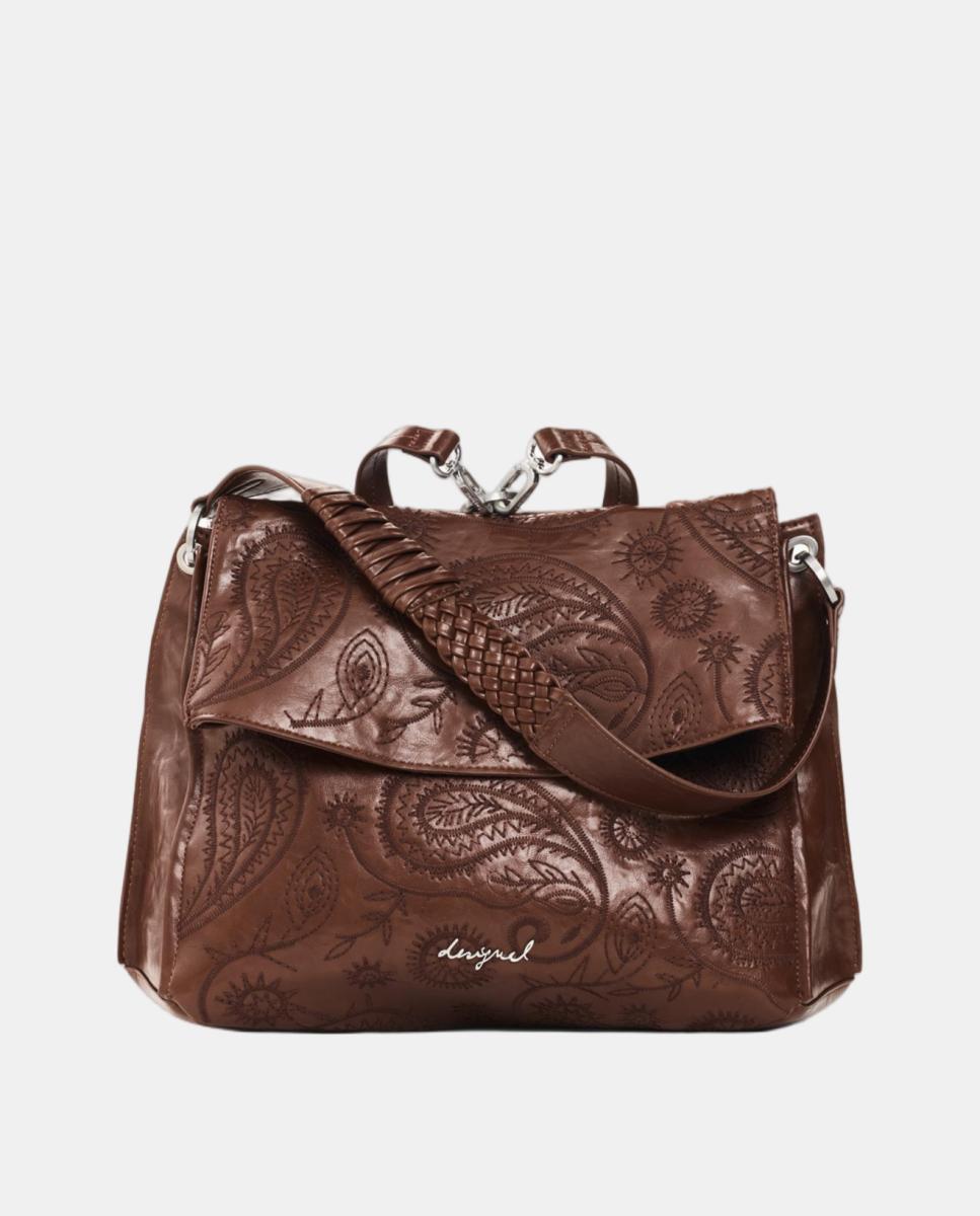 Imagem 0 de Mochila Siroco Média com Efeito de Pele