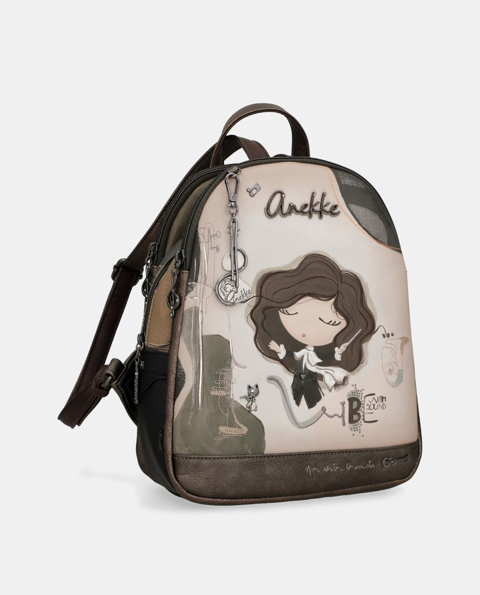 Mochila de 3 Compartimentos Orchestra Multicolor-2