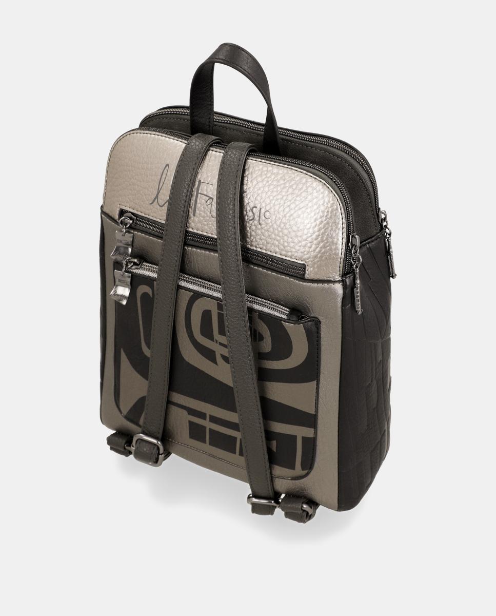 Mochila Quadrada Melody Multicolor-4