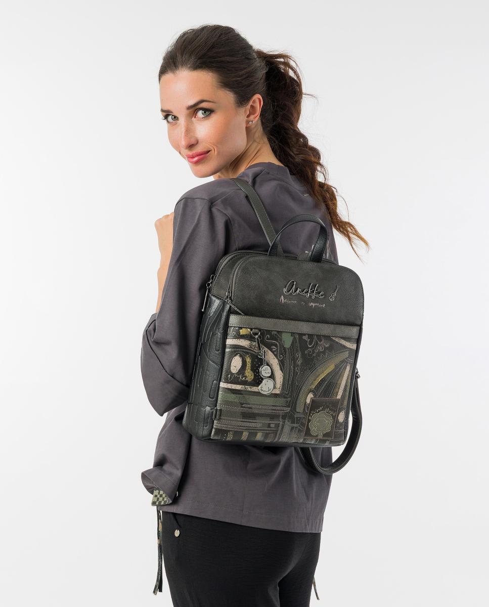 Mochila Quadrada Melody Multicolor-6