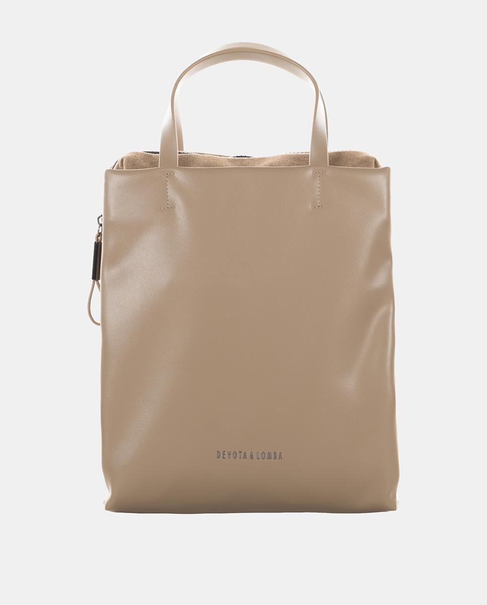 Imagen 1 de Mochila con doble asa de mano Beige