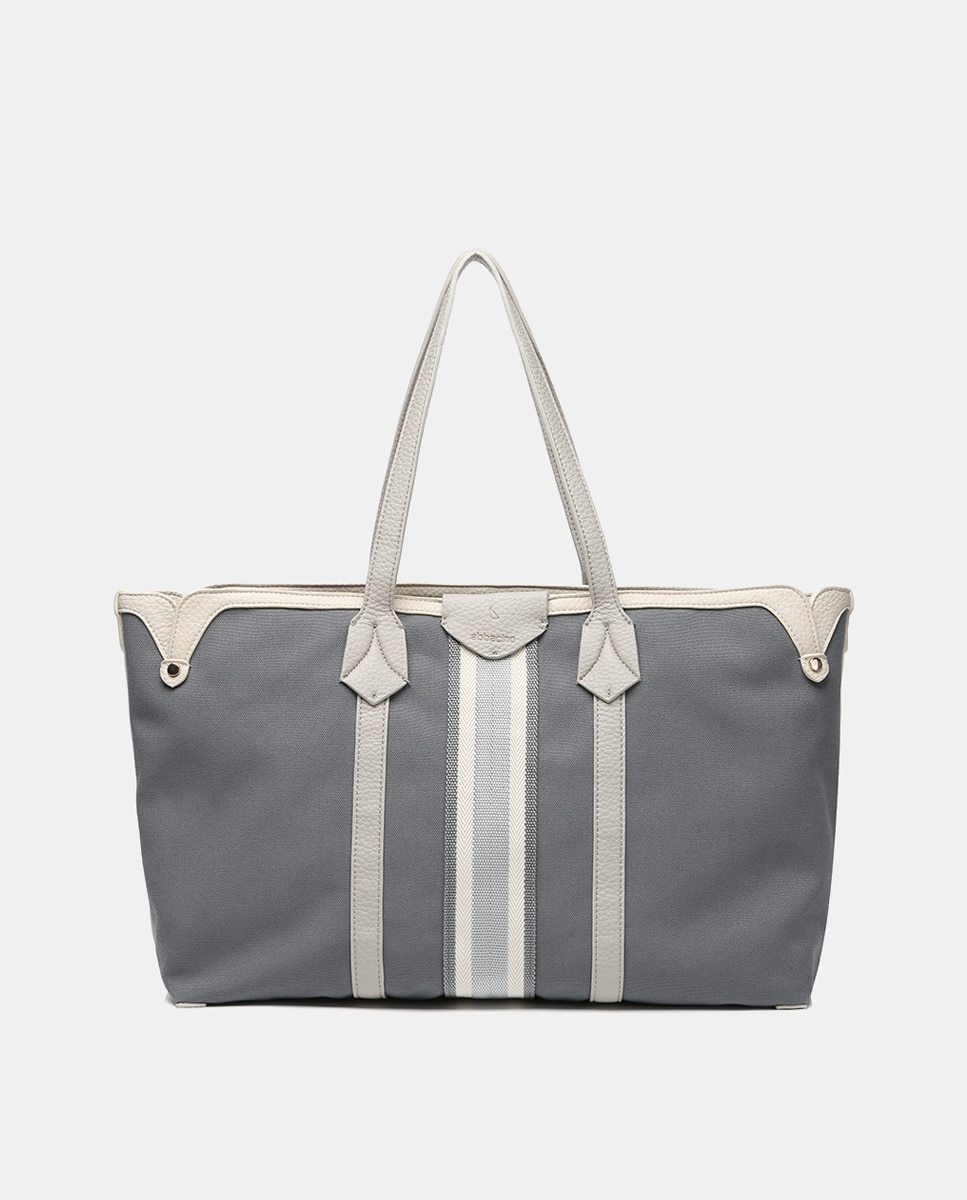 Imagem 0 de Mala Shopper Oceans Diary em Materiais Reciclados - Cinzento