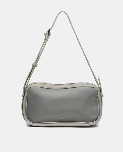 Imagem 0 de Mala a Tiracolo Oceans Diary em Materiais Reciclados - Prateado