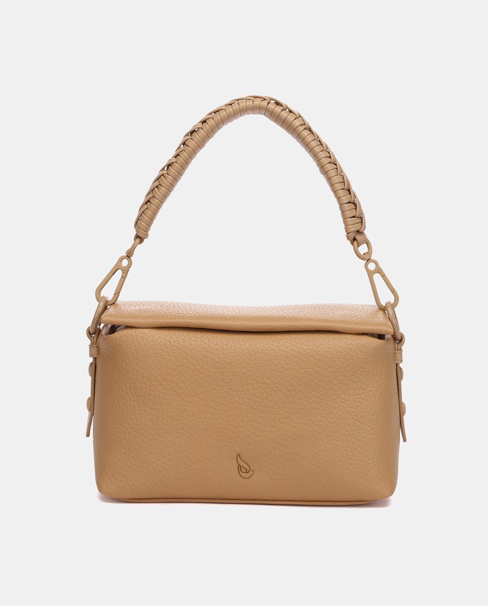 Mala de Ombro Oceans Diary em Materiais Reciclados - Camel Camel-1