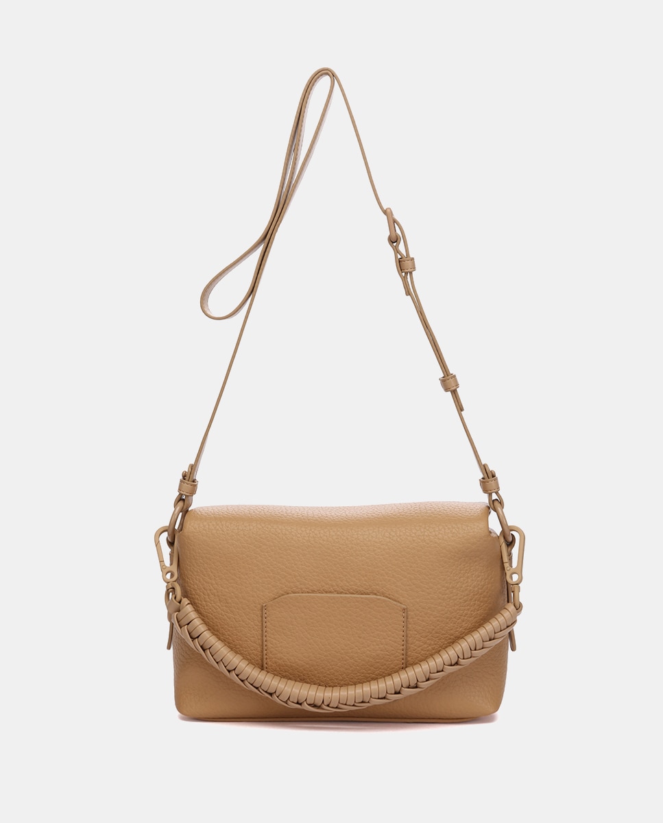 Mala de Ombro Oceans Diary em Materiais Reciclados - Camel Camel-6