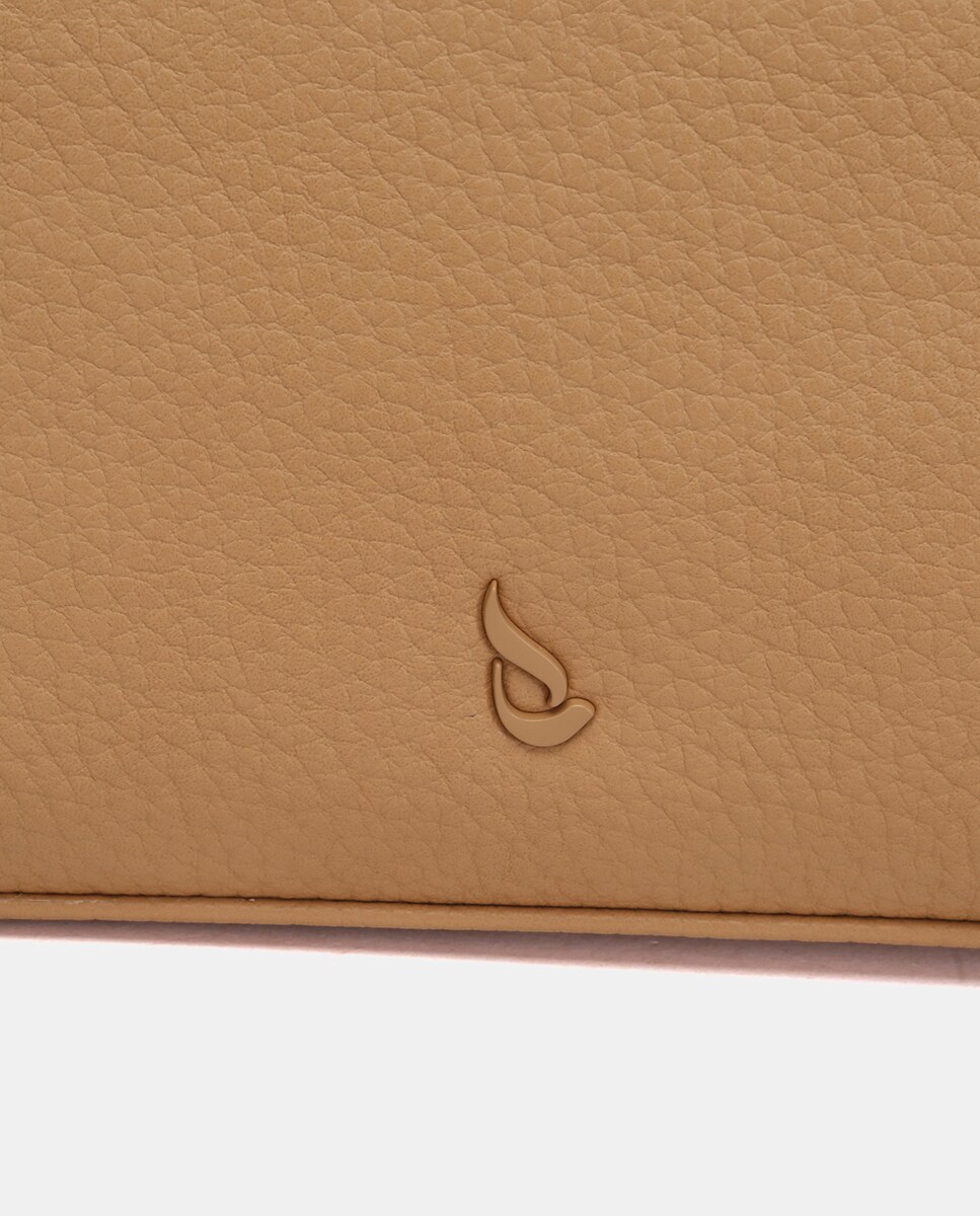 Mala de Ombro Oceans Diary em Materiais Reciclados - Camel Camel-9