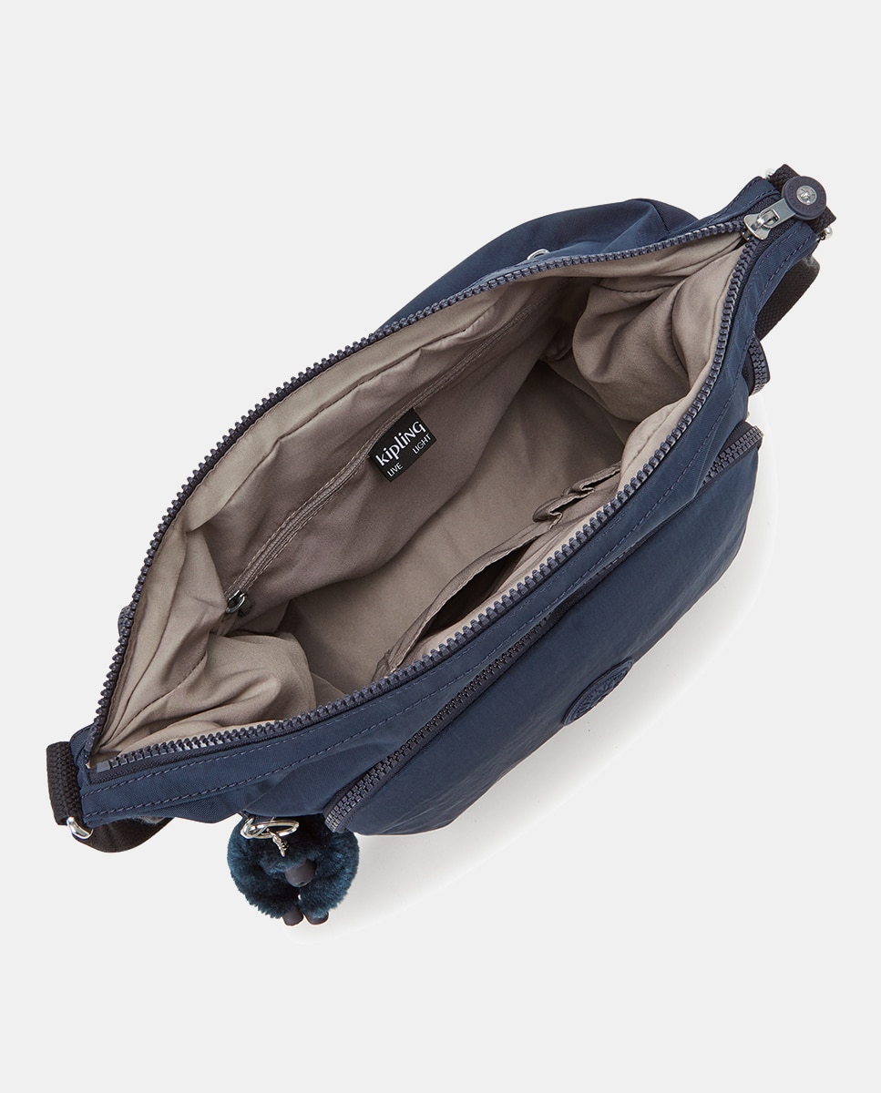 Bolso bandolera grande con correa ajustable - Kipling - Azul marino Azul marino-3
