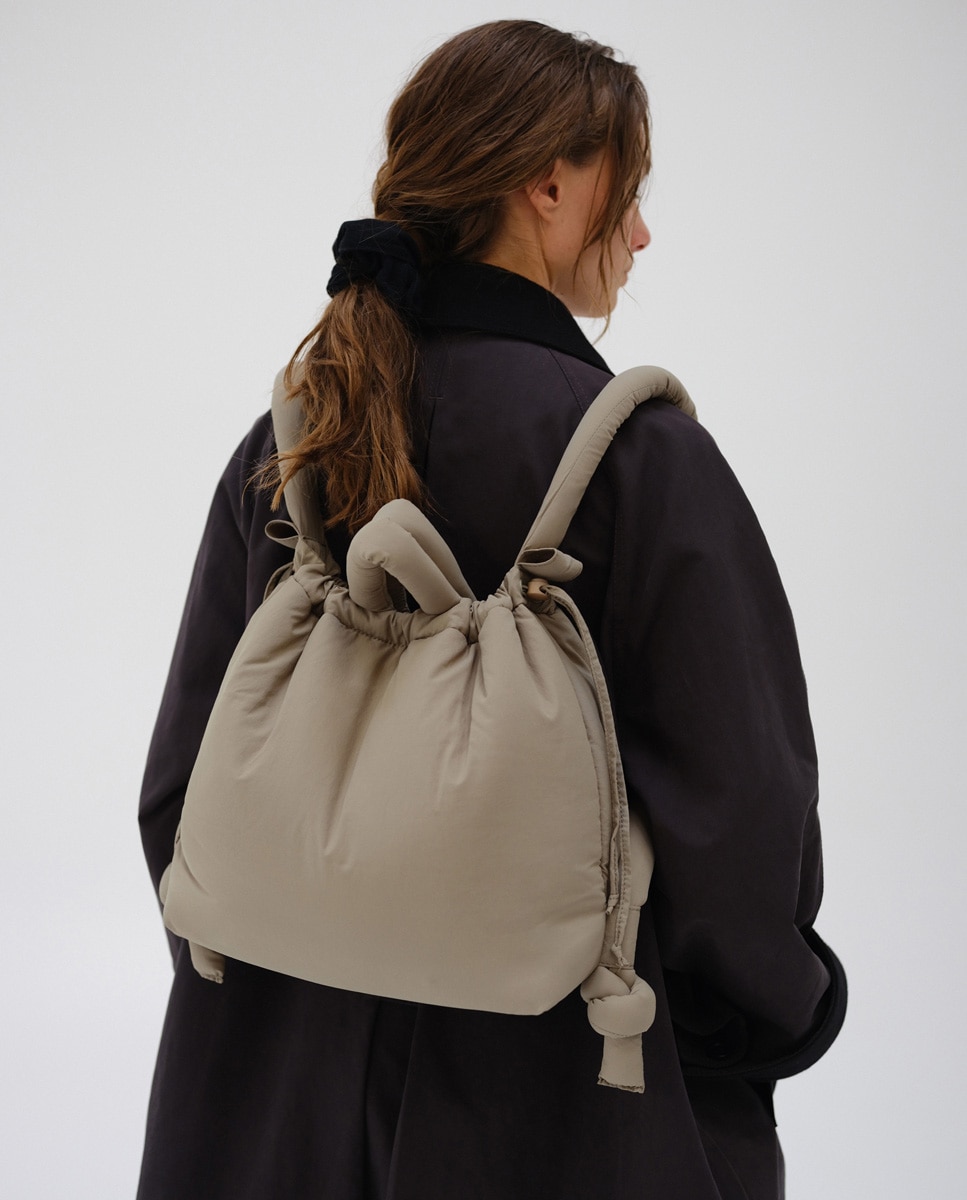 Bolso de hombro modelo Ona de Ölend - Olend - Verde claro Verde claro-4