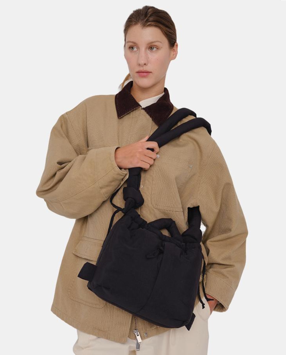 Mala de Ombro Modelo Ona Compacta Preto-3