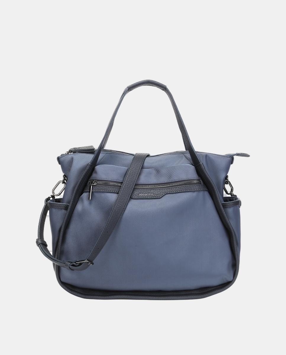 Mala Shopper Freedom em Materiais Reciclados Cinzento-4