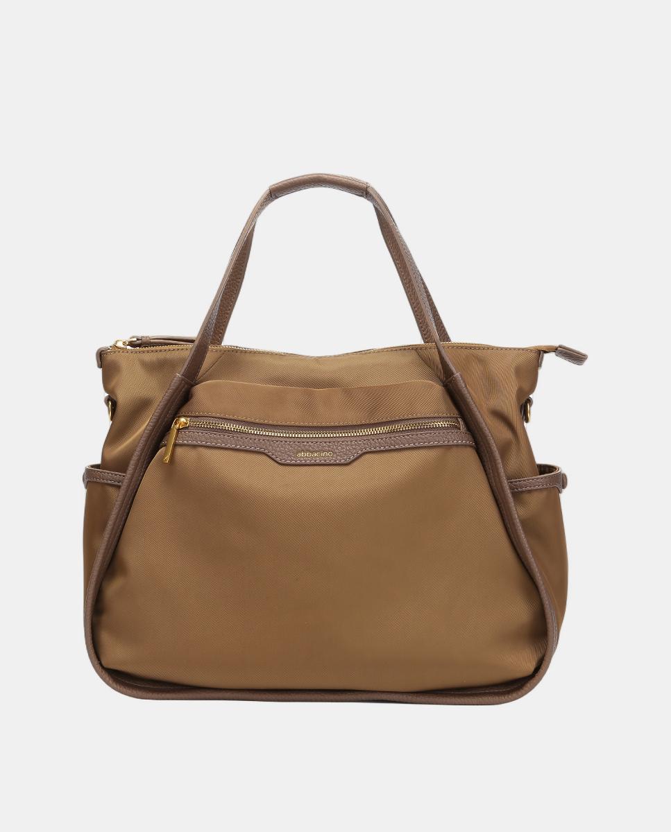 Mala Shopper Freedom em Materiais Reciclados Camel-1