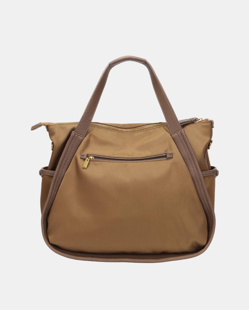 Mala Shopper Freedom em Materiais Reciclados Camel-3