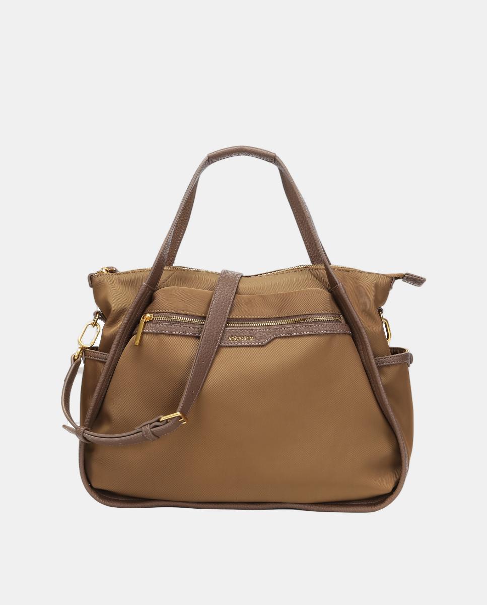 Mala Shopper Freedom em Materiais Reciclados Camel-4