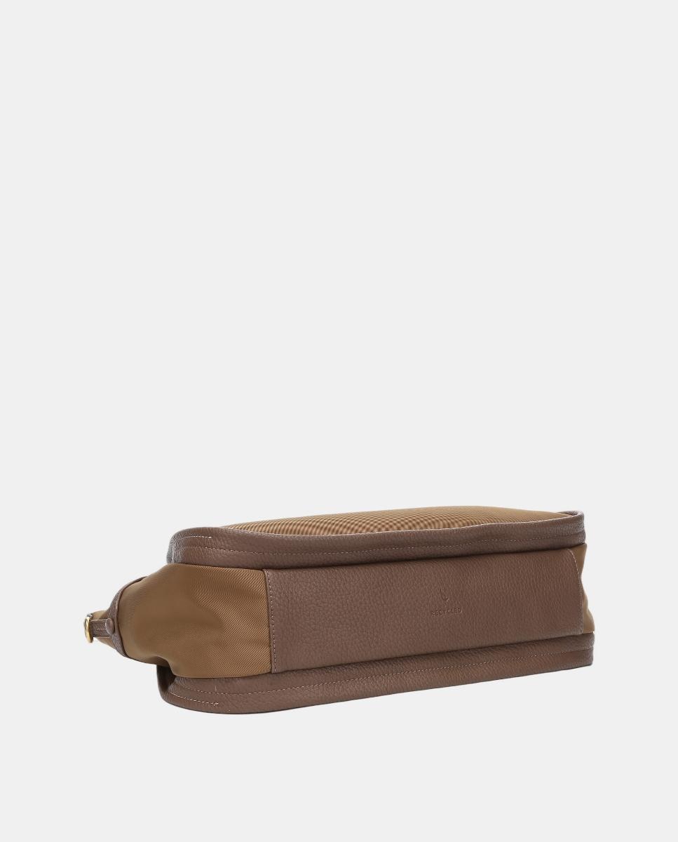 Mala Shopper Freedom em Materiais Reciclados Camel-6