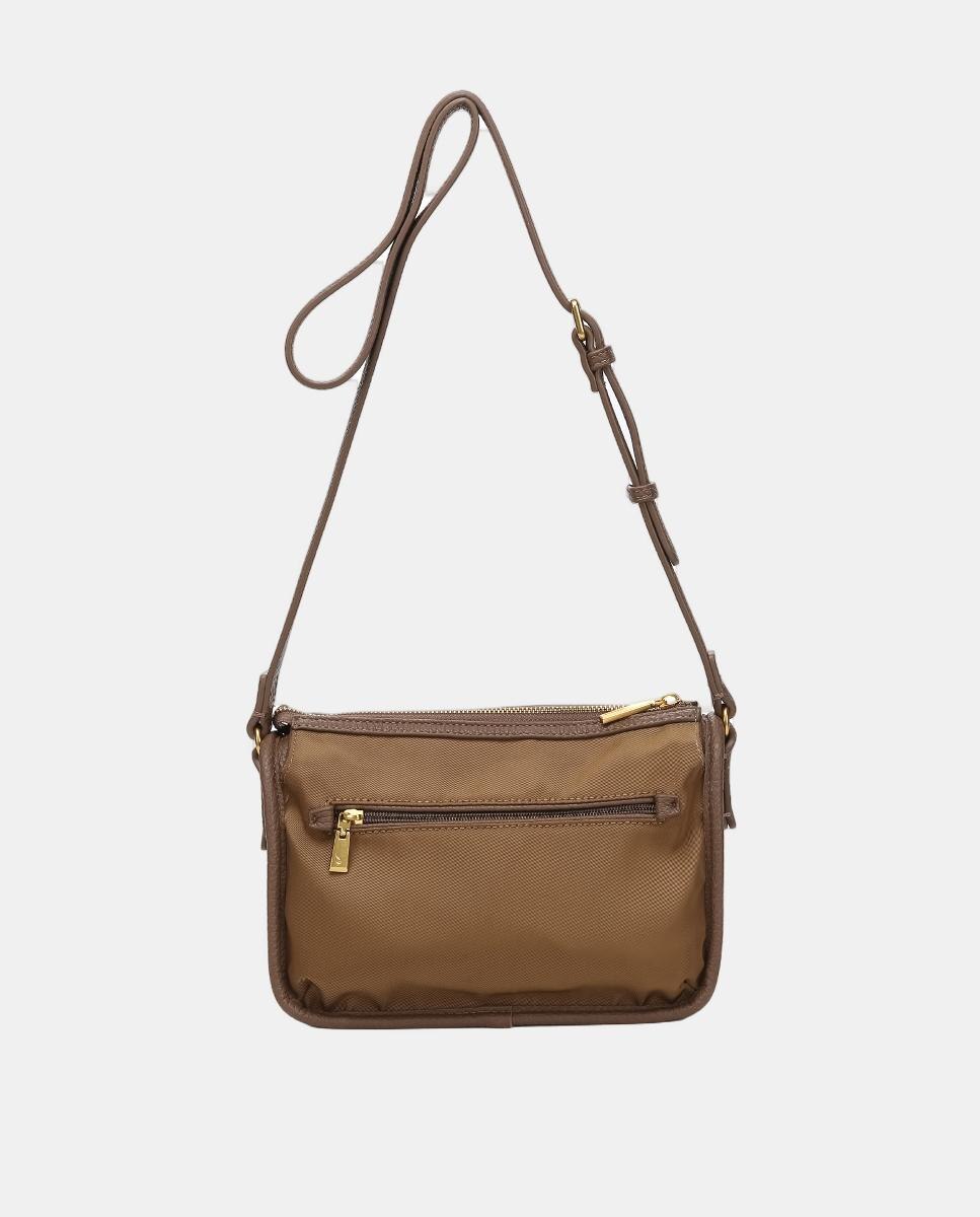 Mala a Tiracolo Freedom em Materiais Reciclados Camel-3