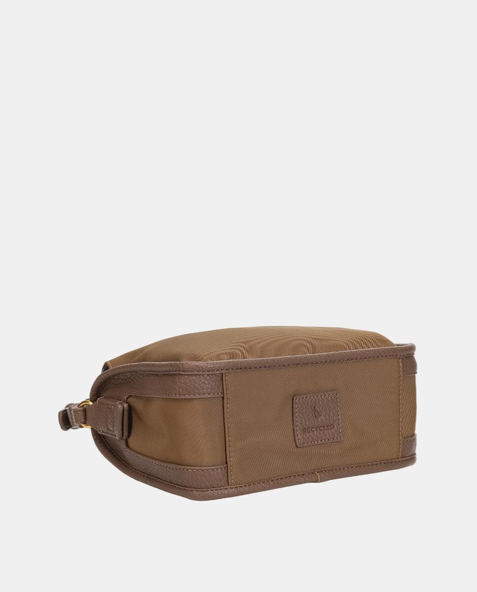 Mala a Tiracolo Freedom em Materiais Reciclados Camel-4