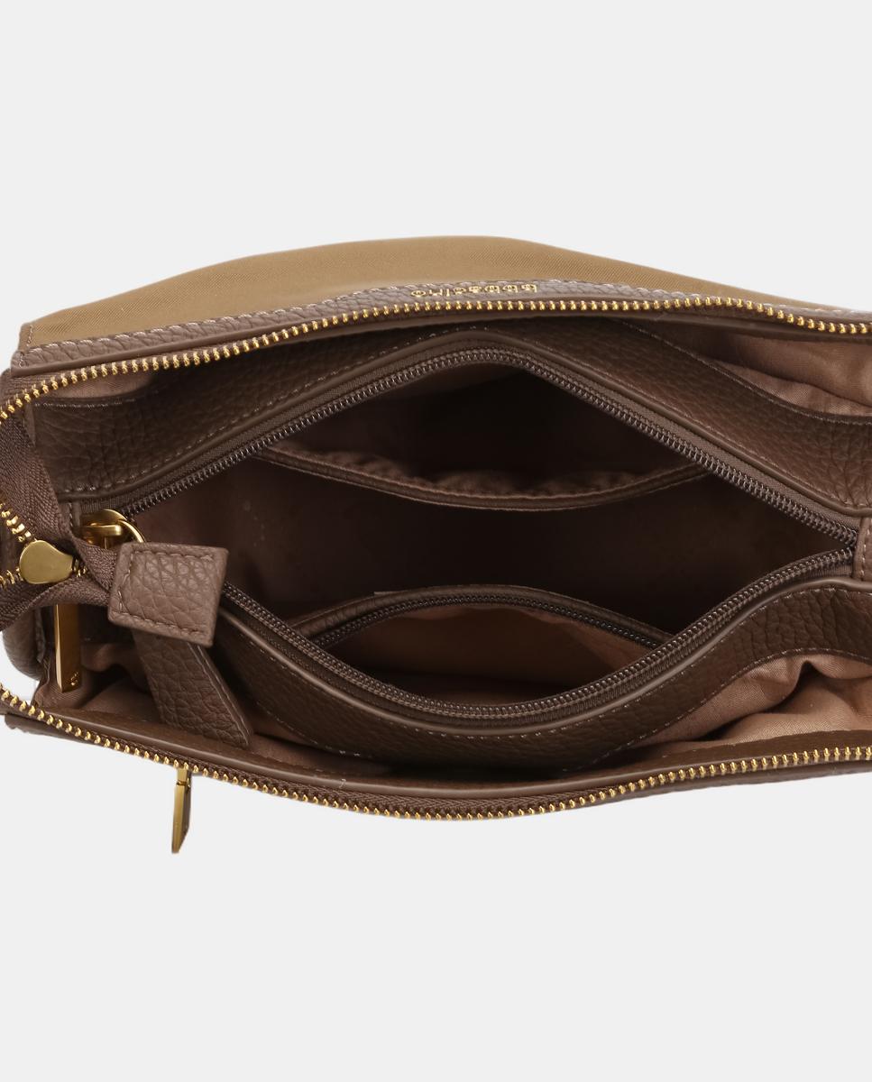 Mala a Tiracolo Freedom em Materiais Reciclados Camel-6