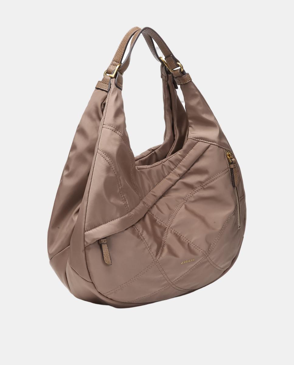 Mala de Ombro Freedom em Materiais Reciclados Camel-2