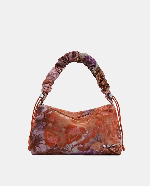 Imagem 0 de Mala de Mão Média com Textura Floral