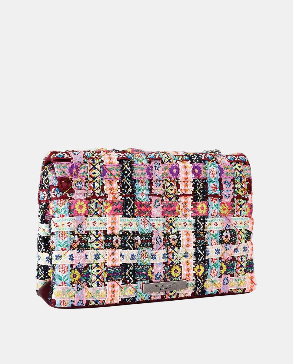 Mala Kensington de Tecido Multicolor-3