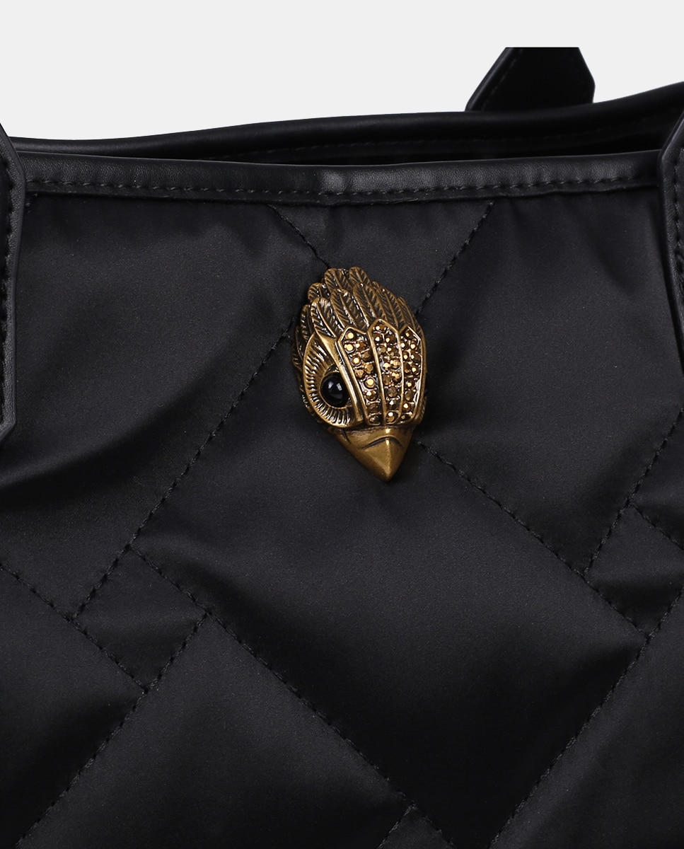 Mala Shopper de Nylon - Preto Preto-4