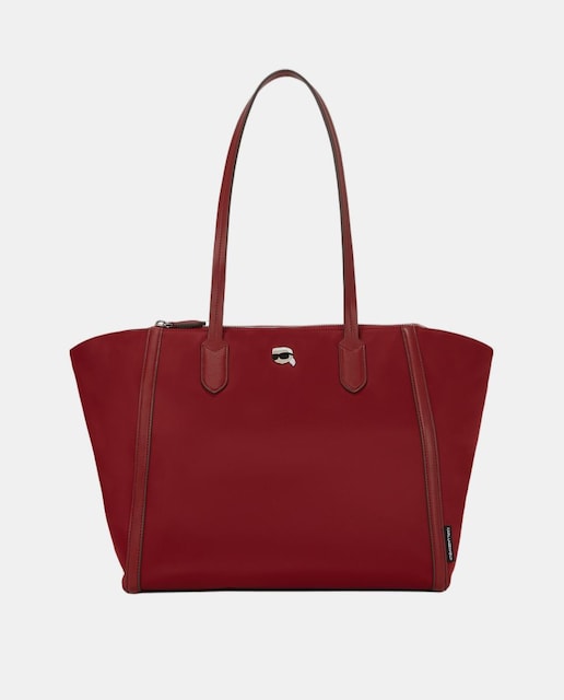 Imagen 0 de Bolso de hombro grande de poliamida con cremallera