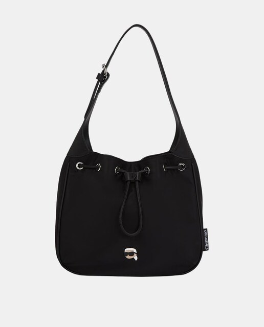 Imagem 0 de Mala de Ombro Média de Poliamida com Fecho de Correr