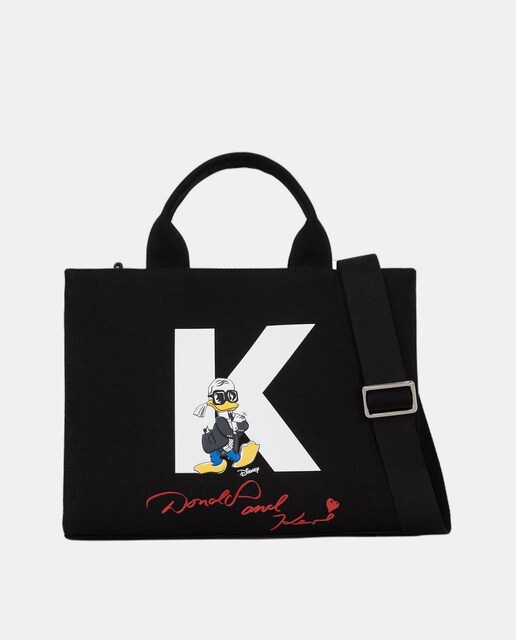 Imagem 0 de Mala de Ombro Média de Algodão Reciclado com Fecho de Correr