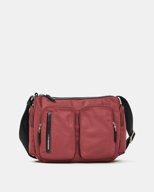 Imagen 0 de Bandolera multibolsillos color marrón