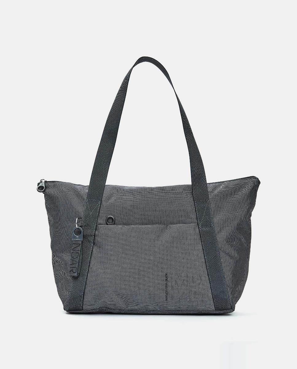 Mala Shopper Dobrável - Castanho-Claro Cinzento-escuro-1