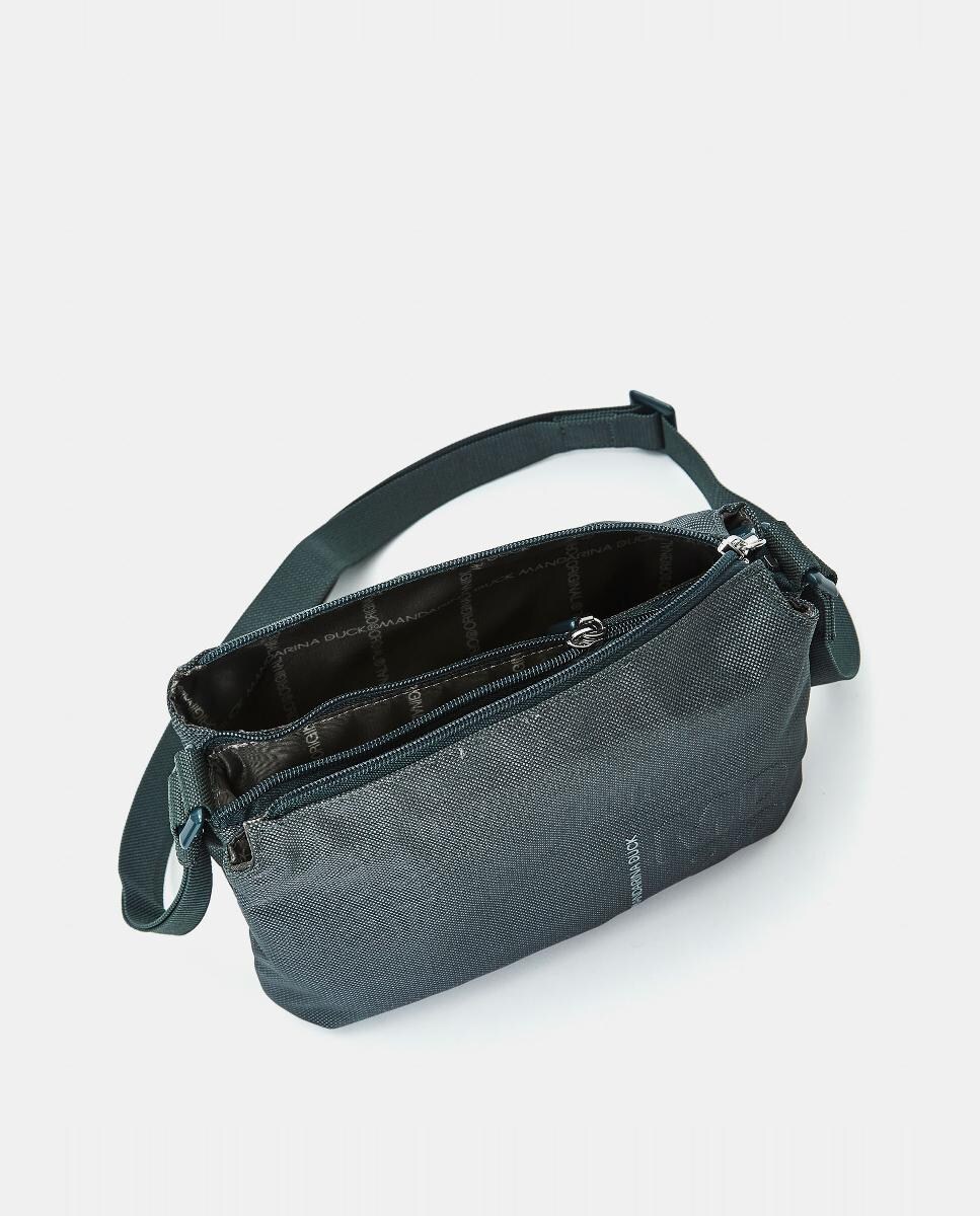 Mala a Tiracolo Pequena - Cinzento Verde-4