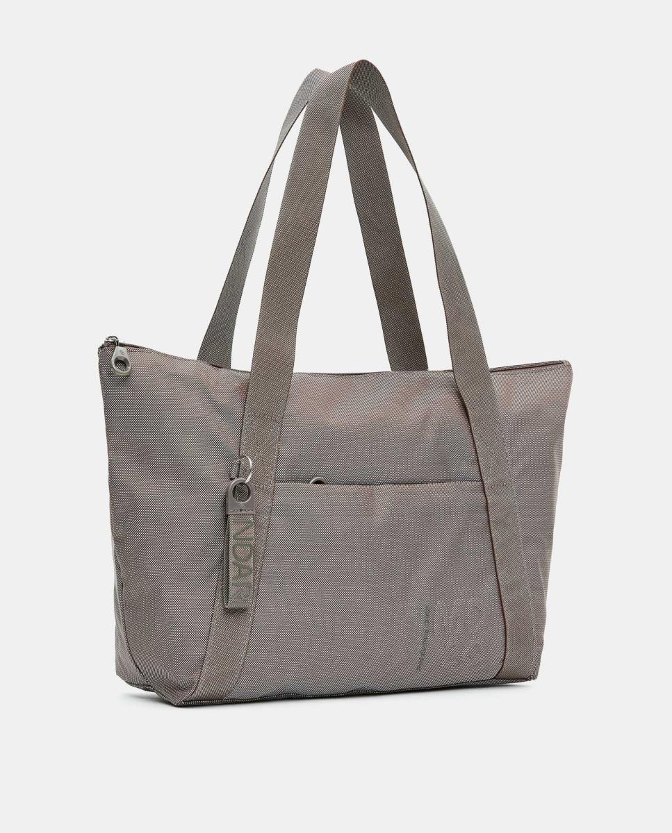 Shopper en tejido plegable - Mandarina Duck - Marrón claro Marrón claro-2
