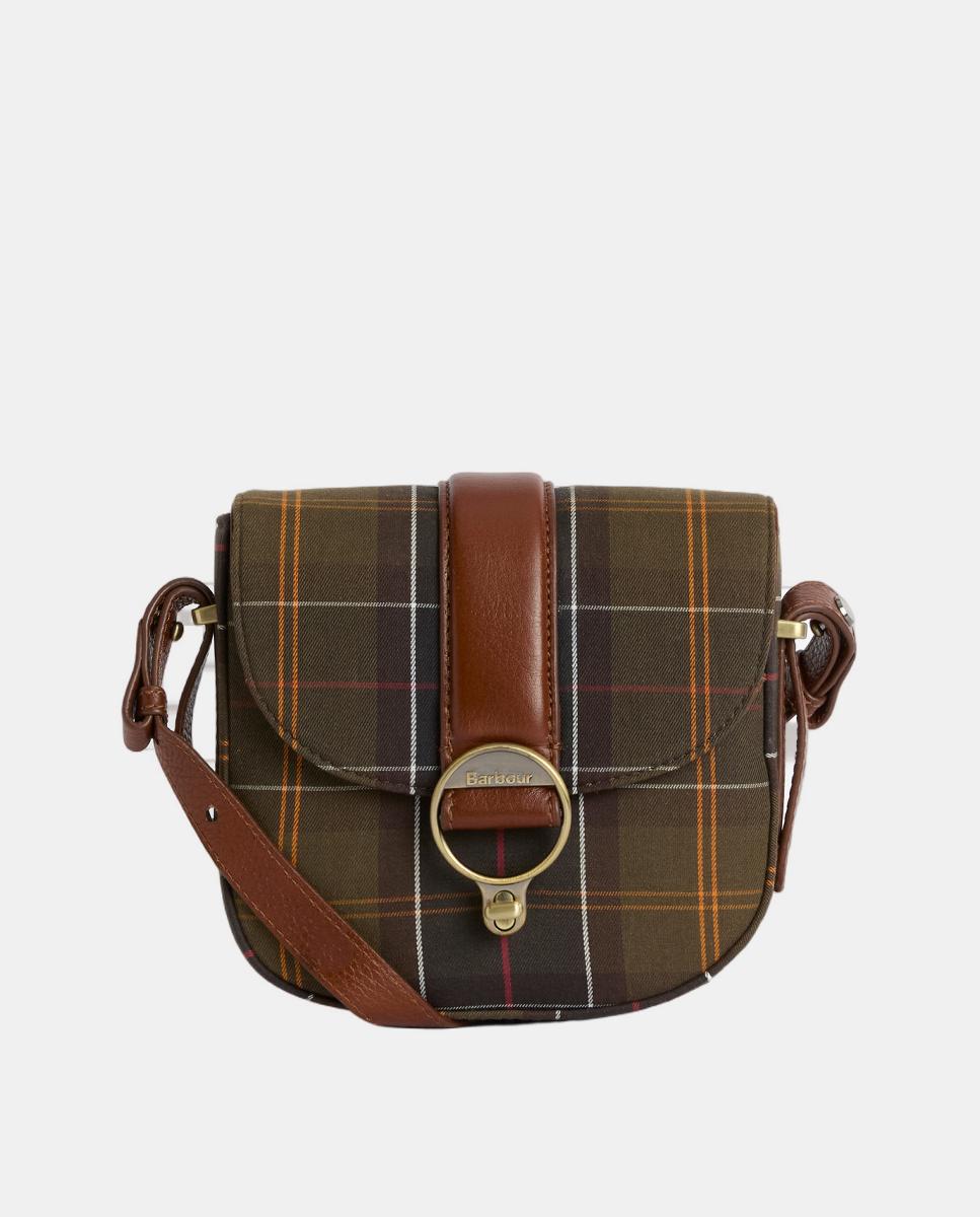 Bolso bandolera de tartan - Barbour - Verde Verde-1