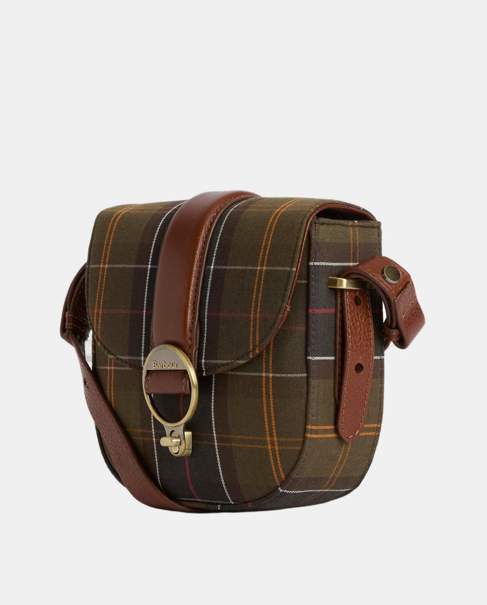 Bolso bandolera de tartan - Barbour - Verde Verde-4