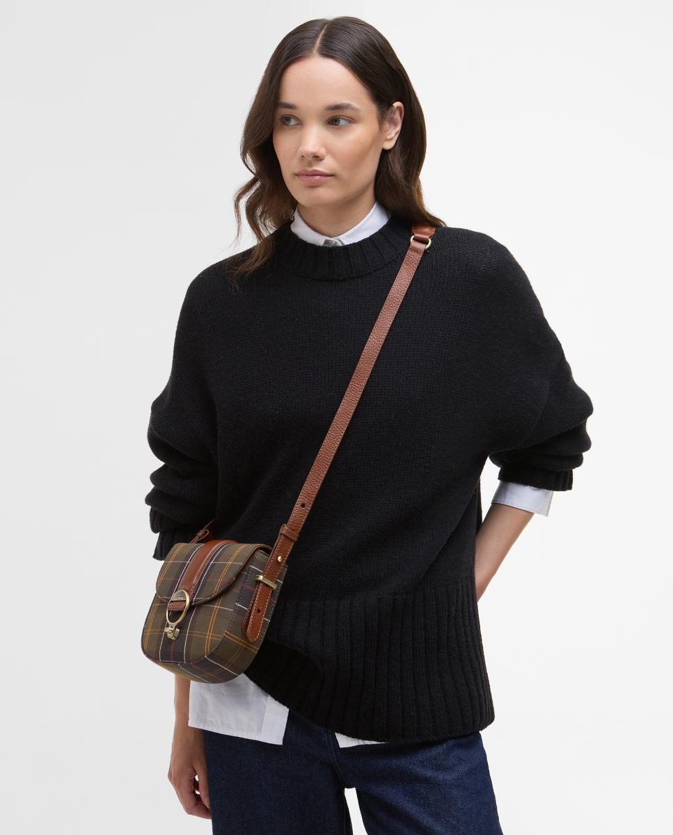 Bolso bandolera de tartan - Barbour - Verde Verde-5