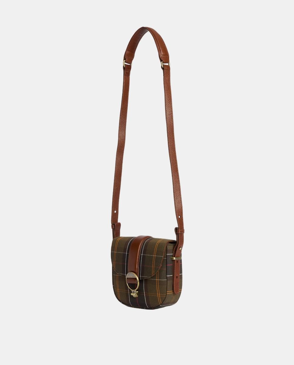 Bolso bandolera de tartan - Barbour - Verde Verde-7